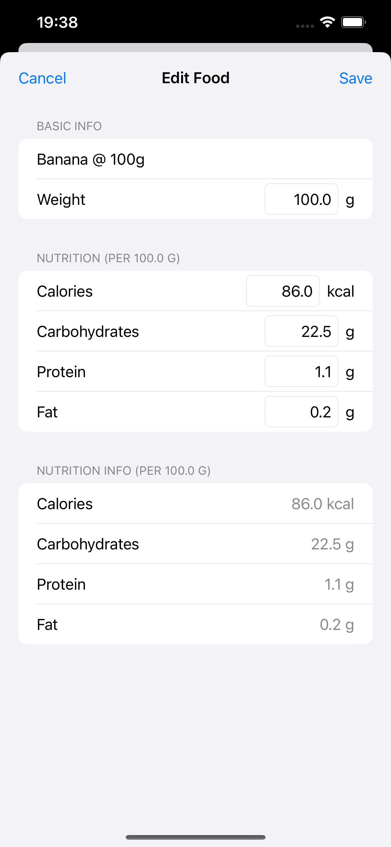 Food Details
